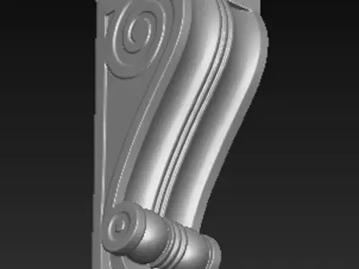 Corbel Decorative 3   3D model 3D model