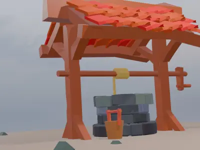 well model Free 3D model