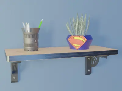 Shelf Bracket 7 3D print model