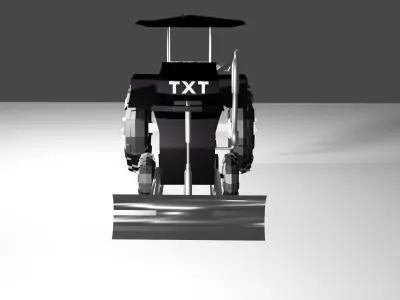 tractor 3D model 3D model purchase
