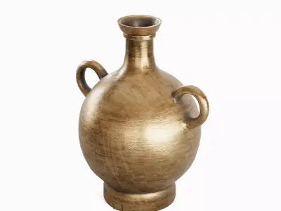 Medieval Decor Vase 04 Low-poly 3D model