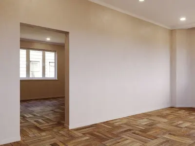 Empty interior 3D model