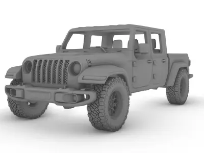 Jeep Gladiator  High precision 3D printing model file 3D print model