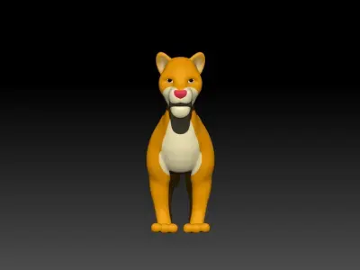 Tiger 3d model 3D model