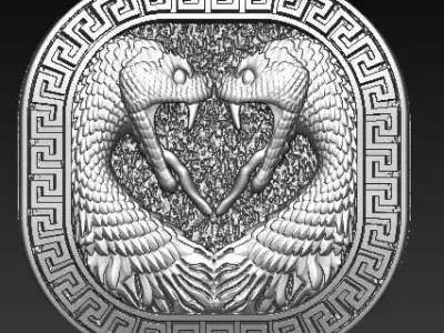 COBRA PENDANT 3D model