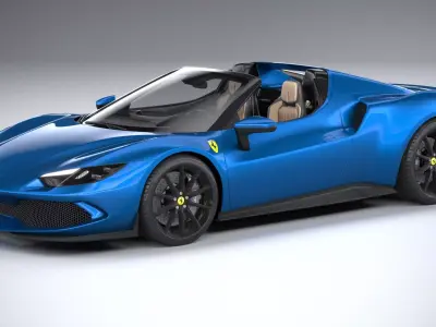 Ferrari 296 GTS 2023 3D model