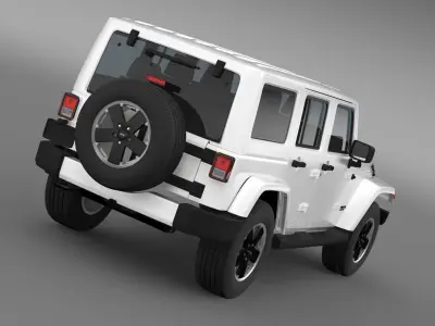 Jeep Wrangler Unlimited Altitude 2012 3D model