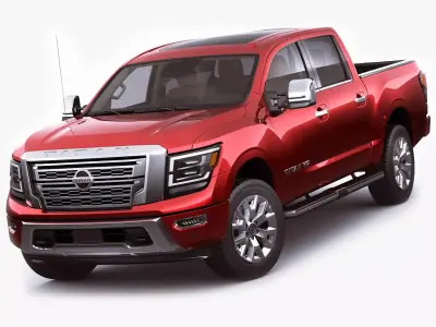 Nissan Titan 2020 3D model
