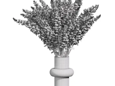 Flower In Vase   28 3D model
