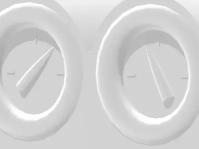 RC Car Gauge Kit Accesories 1 10 3D print model