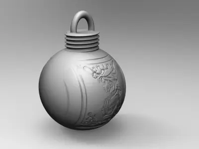 Bola de navidad-caballeros del zodiaco- ANDROMEDA 3D print model