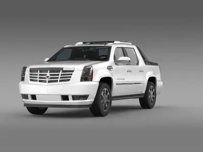 Cadillac Escalade EXT 2011 3D model