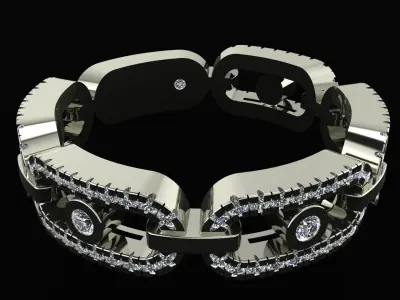 MESSIKA 3D Ring  PRINTING MODEL 3D print model