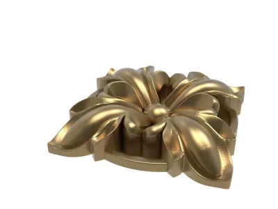 decorative pattern ready for 3D printing 3D model