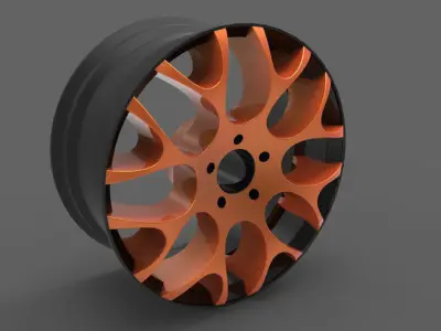 Wheel Rim Free 3D model by zakaria-12 from CGTrader
