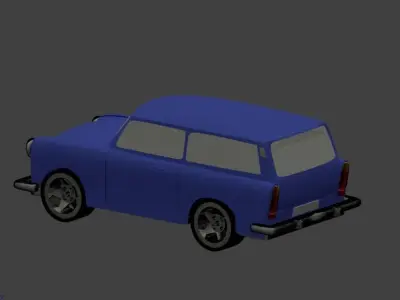 Trabant 601 Combi 3D model
