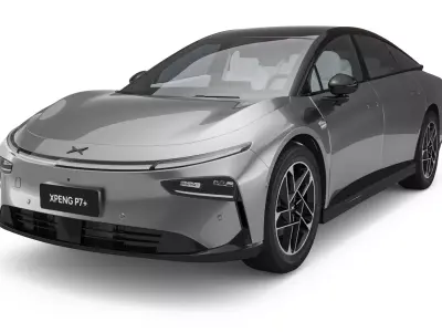 2025 Xpeng P7 Plus  With Interior  3D model