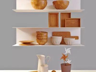 Decorative set 3D model 30