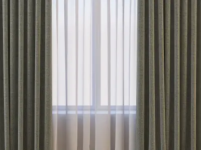 Set 28 Curtains 3D model