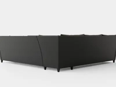 Sevilla Corner Set Low-poly 3D model