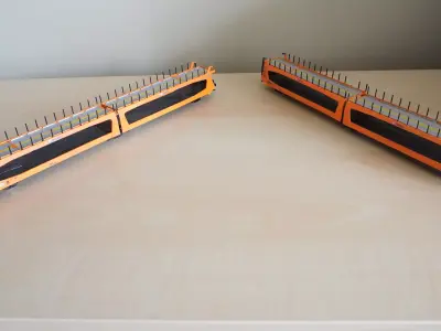 Pre supported H0 1-87 scale Laeks TA 370 SITFA freight car 3D print model