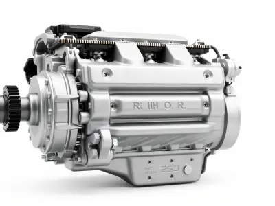 Inline-4 OHC Engine Realistic Precision model pack Low-poly 3D model