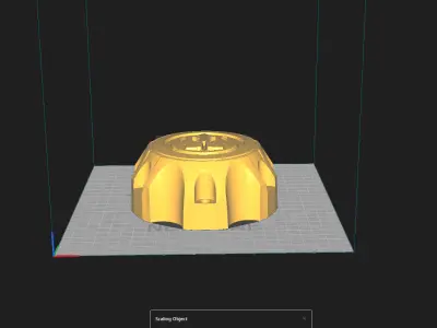 Roush F150 center cap-red squadron 3D print model