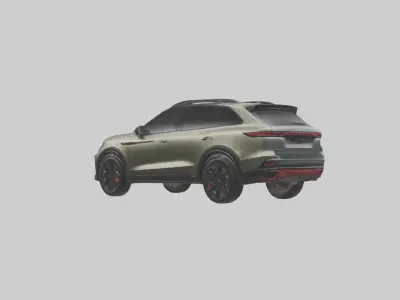Limited Edition Sports SUV model Low-poly 3D model