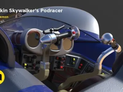 Anakin Skywalkers Podracer 3D print model