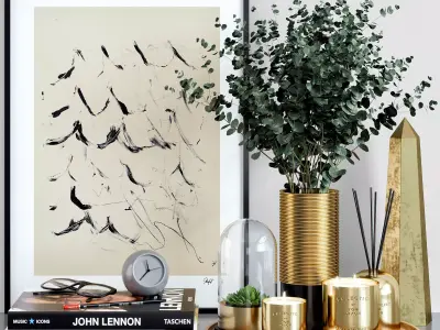 Decorative set 12 S 3D model