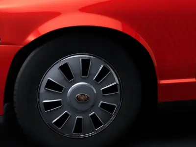 City Car C4D Rigged 3D model