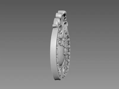 Rosette Decor 3D model