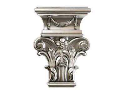 Classic capitel 03 3D model