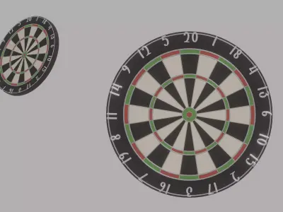 Dart Board 3D model