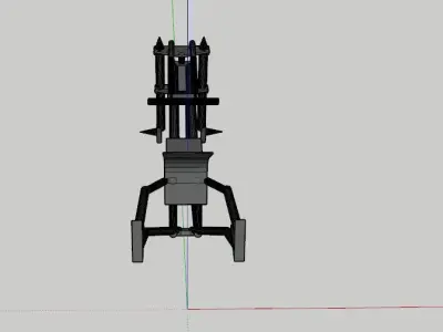 Basic Chopper Frame 3D model