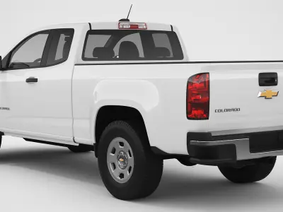 Chevrolet Colorado 2018 Extended Cab 3D model