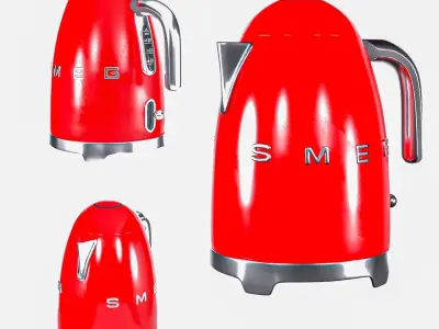 Collection SMEG sme electric kettle 3D model