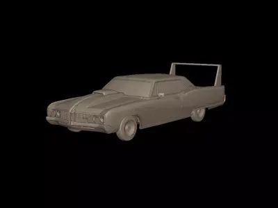 custom buick electra 225 1968 two doors 3d print model 3D print model
