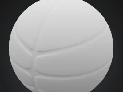 Realistic Basketball ball 3D Model 3D model