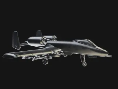 Airplane A10 Warthog Scale 1 50 Fairchild Republic  3D print model