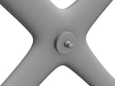 Detailed Formed Bike Wheel 3D model