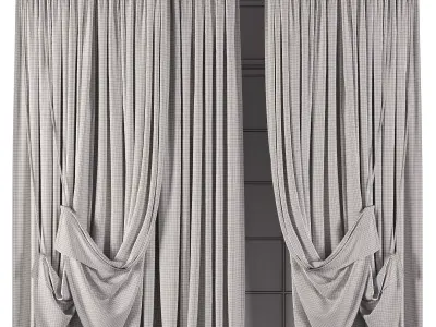 Classic Charm Curtain 85 3D model