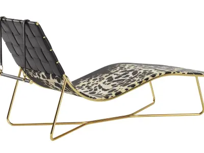 Roberto Cavalli Papeete Chaise Longue 3D model 3D model