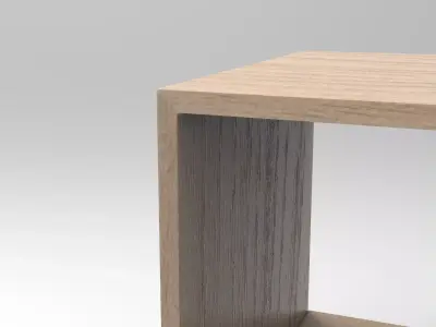 Toto Stool Low-poly 3D model