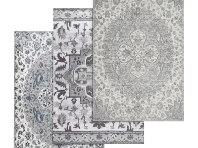Rug Set 1388 3D model
