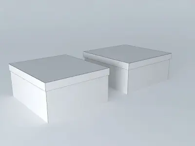 decorative box decorative box garnish Free 3D model
