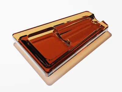 Cigar Ashtray Low-poly 3D model