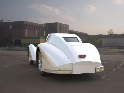 alfa romeo 8c 2900b 3D model