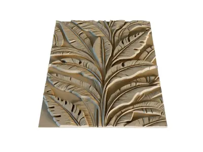mural decor set wall panel 12 3D model