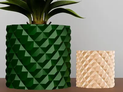 Diamond Planter-3 3D print model